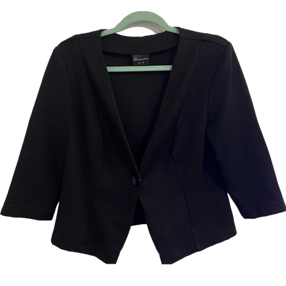 Massumi Women’s Black Blazer - Picture 1 of 3